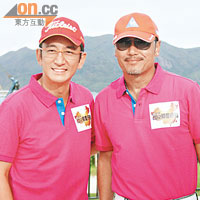 吳啟華與苗僑偉志趣相投，同樣熱愛打高爾夫球。