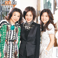趙式和與程雯（右）、程而（左）兩姊妹是家族朋友，現合作創立公司，一同搞藝術！