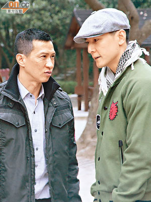 吳彥祖（右）與張家輝在新片中鬥戲，前者要睇心理醫生，後者笑稱精神分裂。
