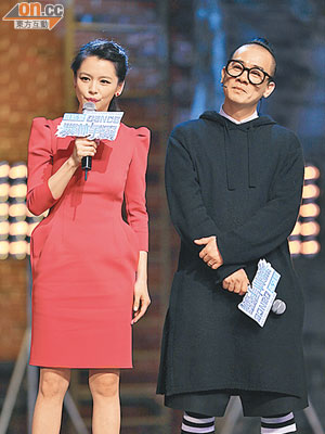 陳小春錄影節目時，被徐若瑄踢爆將為人父。