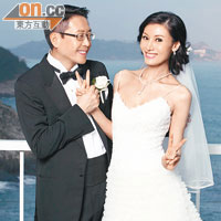 Michele於08年與亨亨結婚，堪稱郎才女貌。