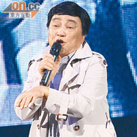 盧海鵬再次扮已故歌手羅文，大唱經典歌曲。