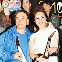 陳奕迅與楊千嬅參加新秀後簽約華星。