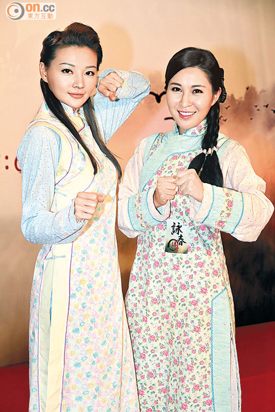 張家瑩（左）與筱靖對新劇寄望甚殷。