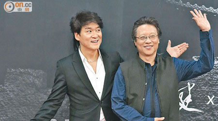 周華健（左）推出新碟後，自言可以退休了。