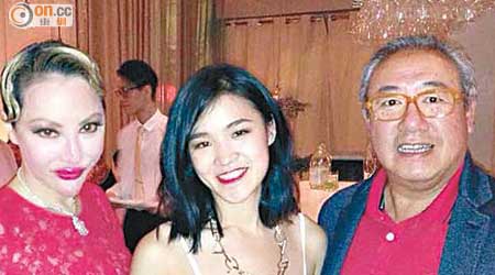 馬清偉有情有義，與女兒Tess齊出席前妻薛芷倫的生日派對。