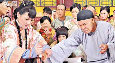田蕊妮劇中性格剛烈反叛，難怪演迂腐書生的郭晉安公然被狂恰！