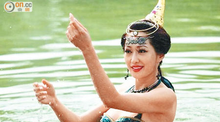內地演員潘彥妃與台灣的孟廣美（圖）在《西遊記》都演妖精。