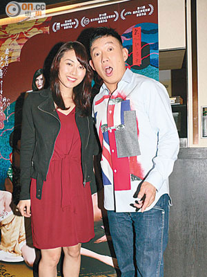 袁嘉敏（左）<BR>杜汶澤表示《豪情》將開拍第三集。