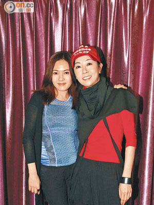 李麗珍（左）與袁潔瑩再拍電視劇，別有一番感受。