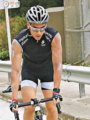 彭于晏每日狂踩單車120公里，指訓練比《激戰》時辛苦。