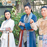 敖嘉年（左起）、林夏薇、馬國明及陳國邦飾演四大捕快。