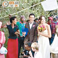 Lisa與吳彥祖於2010年在南非舉行婚禮。