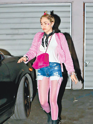 Miley被傳與柏德烈「搞出人命」。（東方IC圖片）