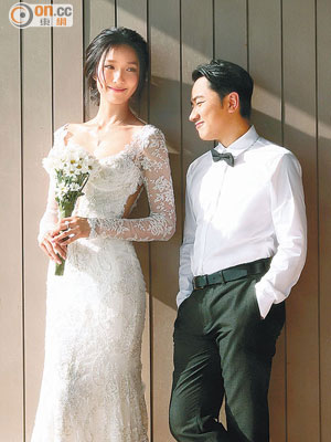 王祖藍、李亞男今日成婚，卻為抹黑報道而不開心。