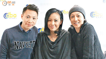 （左起）：徐駿楠、鄧萃雯、吳綺莉