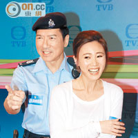 單立文與朱晨麗演夫婦，笑言感覺像「亂倫」。