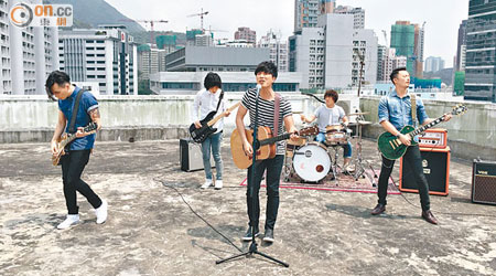 樂隊Mr.為新歌《邊城》拍攝MV。