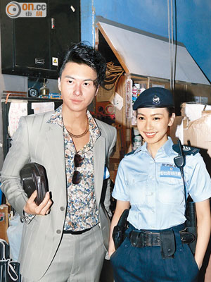 圍村村長王浩信與警長朱千雪於新劇交手。