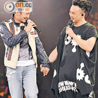霆鋒和陳奕迅是多年老友。（資料圖片）