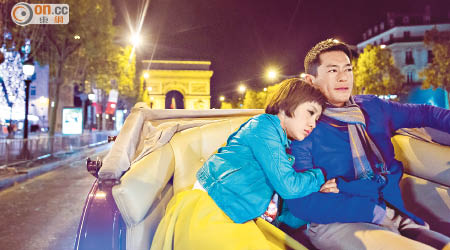 古天樂與郭采潔的新戲在巴黎取景。