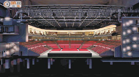綜藝館設有5,000個座位，設置可調整配合不同規模活動的需要。