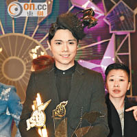張敬軒今年初曾奪《勁歌》「最受歡迎男歌星」獎。