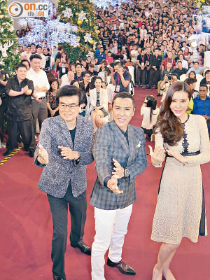 黃百鳴、甄子丹及熊黛林早前到馬來西亞宣傳《葉問3》，大受歡迎。