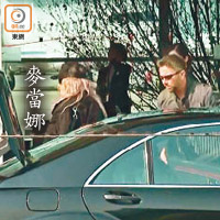 麥當娜昨午乘車到赤鱲角轉直升機到澳門。