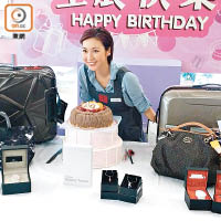 壽星女莊思敏的生日願望是「買嘢唔使睇價錢」。