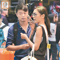 何佩瑜於7月中被本報獨家踢爆跟翁子光拍拖，戀情曝光。