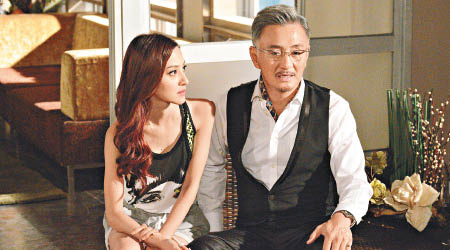 吳岱融與陳凱琳於《巨輪II》飾演養父女。