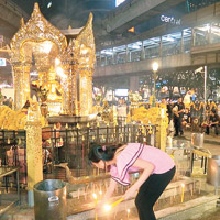 趙哲妤不敢在泰國亂食嘢，以免影響健康。