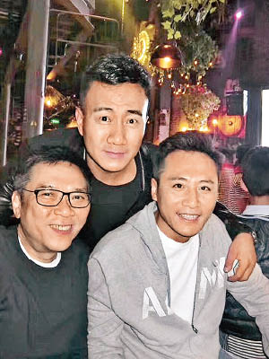 導演關錦鵬（左起）、胡軍及劉燁是《藍宇》鐵三角。