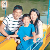 陳錦鴻是好爸爸，為照顧兒子減少幕前工作。