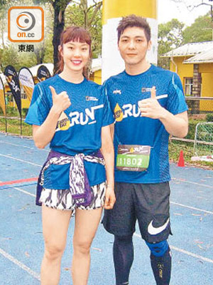 歐鎧淳和羅孝勇表示平日都有積極練跑。