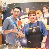 陸浩明跟肥媽主持飲食節目，當然學到廚藝知識。