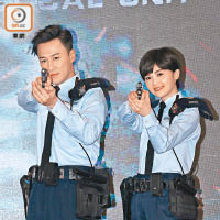 林峯與蔡卓妍宣傳網劇大談角色，但一講到吳千語就封嘴。