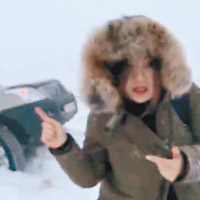 胡琳在風雪中逃命！