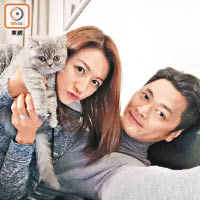 江若琳與蕭潤邦視愛貓為兒子。