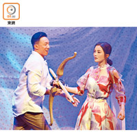 蔡卓妍與張繼聰上演歌舞劇。