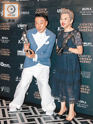 姜皓文與葉德嫻希望來年繼續有獎攞。