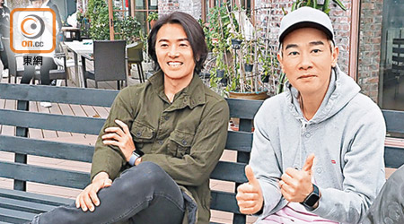 陳小春與鄭伊健（左）是默契十足的好兄弟。