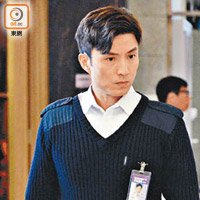 陳山聰於《金宵大廈》擔正男一，飾演「保安阿蕭」。