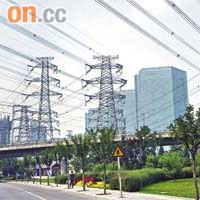 中國電力售電量輕微減少1%。