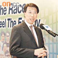 渣打香港行政總裁洪丕正表示，支持金管局提出的改革方向，認為有助加強投資者信心。	（陸智豪攝）