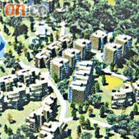 顧問建議於缸瓦甫綜合發展區發展低密度住宅，並融入綠化及環保建築特色。	（電腦模擬圖）