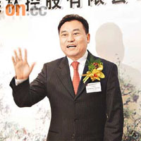 中國森林主席李國昌昨日亦有出席投資者推介會。	（黎達豪攝）