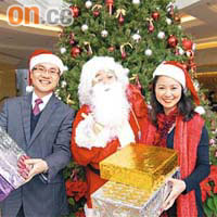 信置劉貴玉（右）說，旗下六個新盤於聖誕假照常發售。
