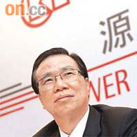 長江基建集團董事總經理甘慶林表示，集團持逾100億元現金有利物色大型收購。	（潘國禮攝）